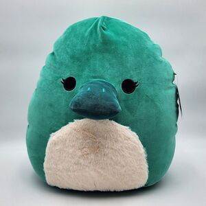 Squishmallows‎ 16" Selassi the Green Platypus NEW 2023 Kellytoy plush Stuffed